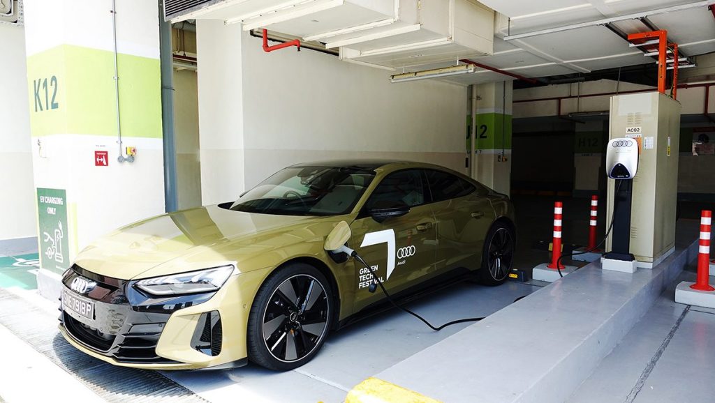 Audi Destination Charging QuickCharge.sg partnership